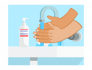 Immagine del lavaggio delle mani