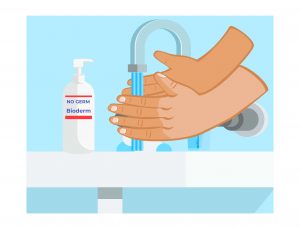 Mycie rąk bez zarazków