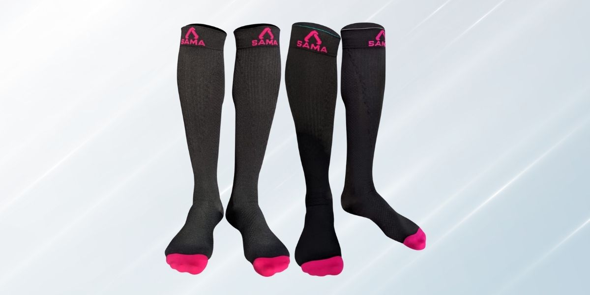 Calze a compressione che migliorano la circolazione sanguigna