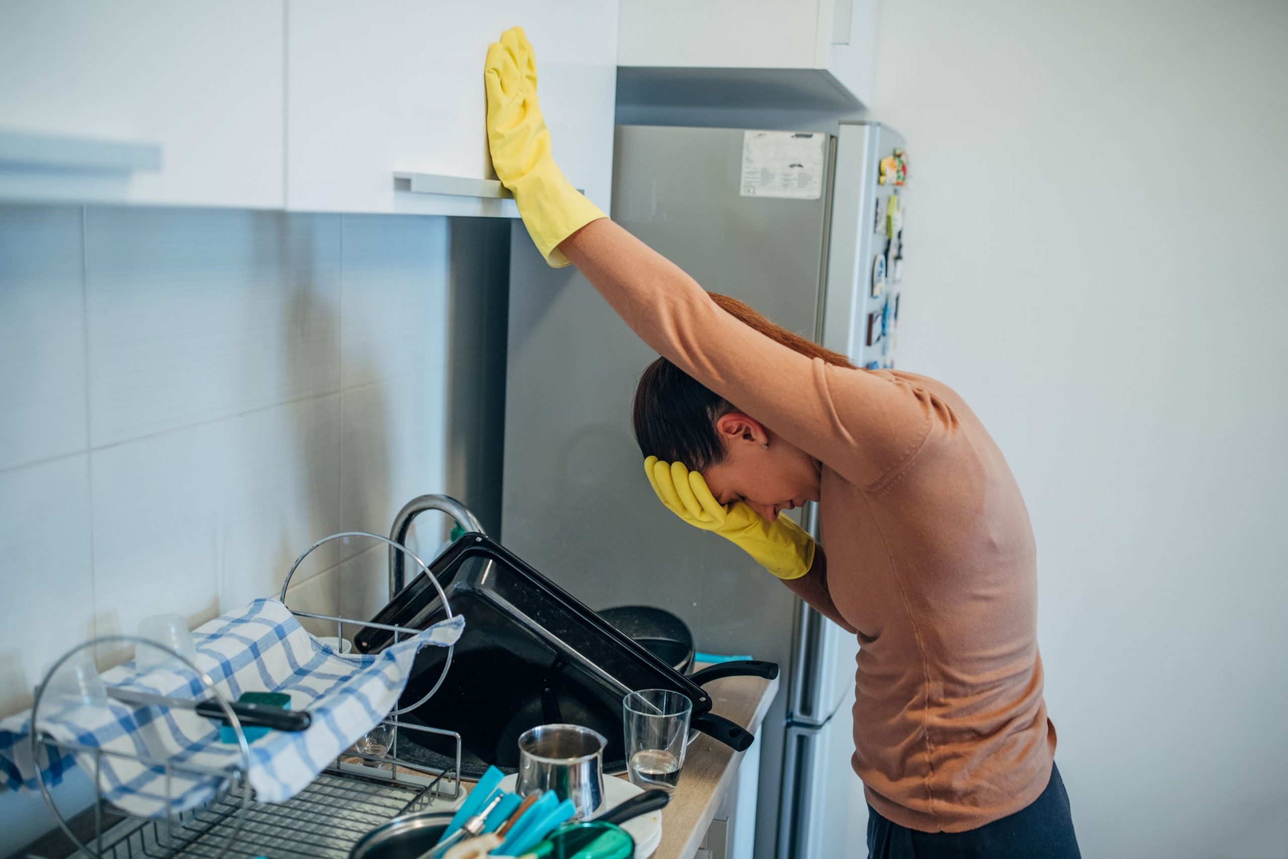 Persona stressata dal lavoro
