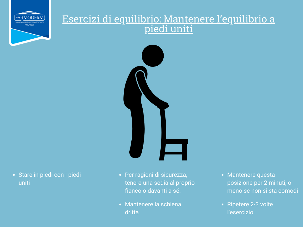 Exercises to maintain balance with feet together